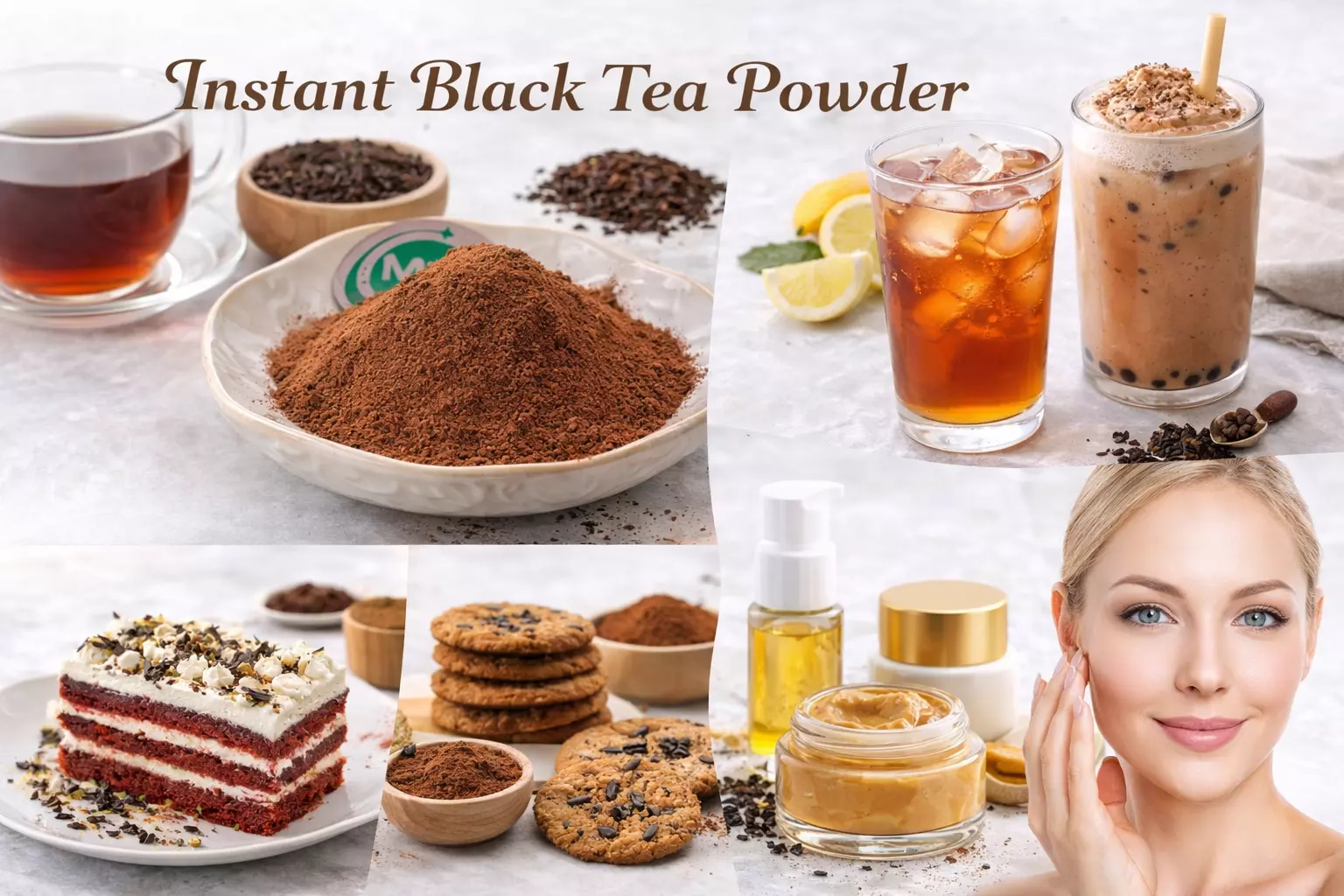 What is black tea powder?