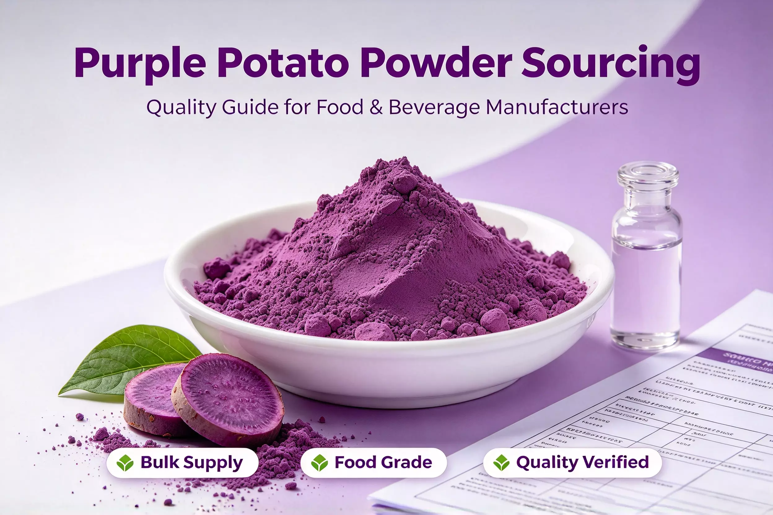 Bulk Purple Potato Powder Sourcing Guide