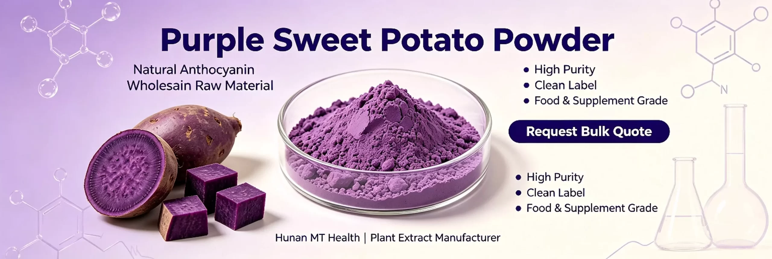 sweet purple potato powder